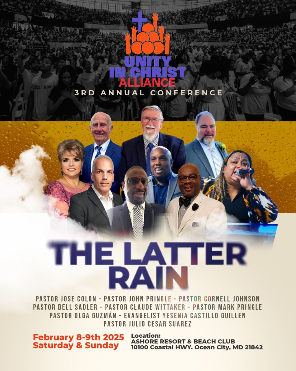 Unity in Christ Alliance 3rd Annual Conference – The Latter Rain flyer